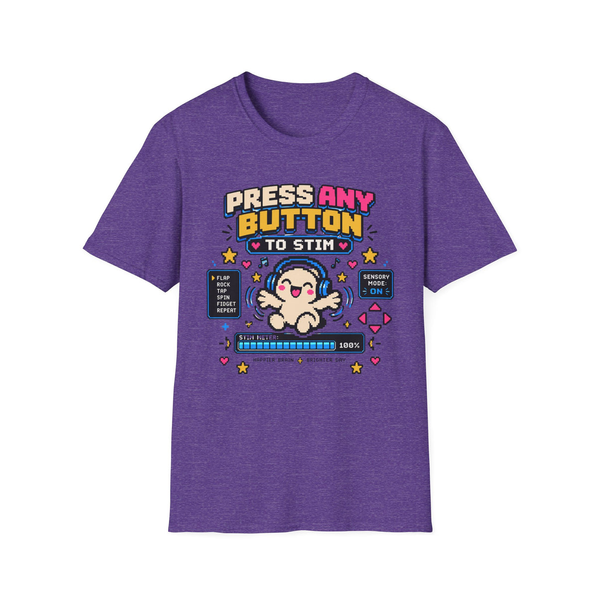 Press Any Button To Stim T-Shirt