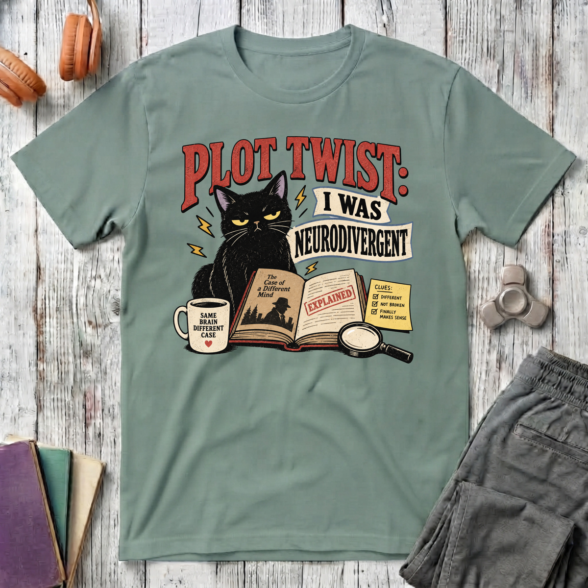 Plot Twist: I was Neurodivergent T-Shirt