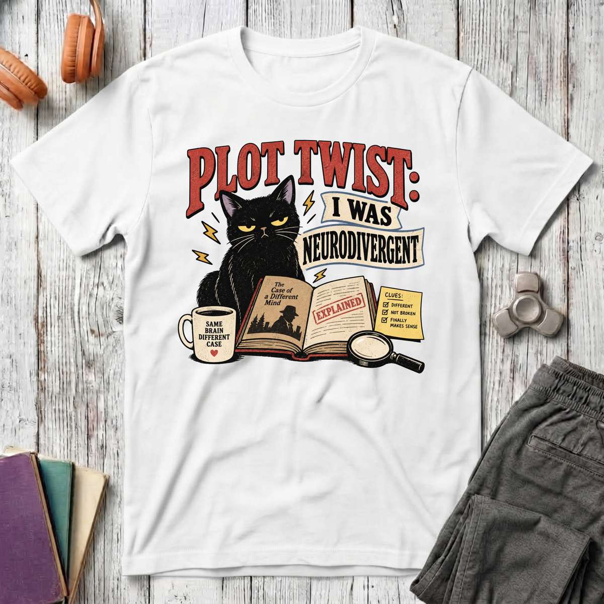 Plot Twist: I was Neurodivergent T-Shirt